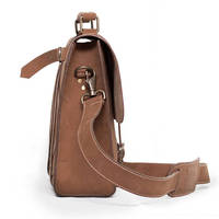 Sac de messager en cuir véritable de grande capacité pour ordinateur portable d'affaires pour le bureau, l'extérieur et le voyage.