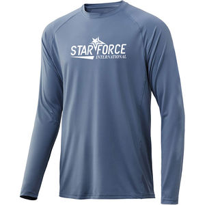 SPF Fishing Shirt UV for Athletic Running Swim Men's UPF 50+ <b>Hoodie</b> Shirts Rash Guard Long Sleeve Sun Protection - Product Image 5