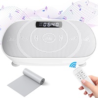 Équipement d'entraînement corporel complet pour femmes avec plaque vibrante en silicone MUSIC, plateforme de drainage lymphatique, machine vibrante