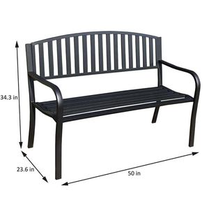Decorative Steel Outdoor Garden <b>Bench</b> for Home Outdoor Furniture Sitting Chair General Place Patio Garden Park Hot Selling 2023 - Product Image 4