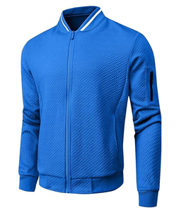 Chaqueta Ligera de Corte Holgado para Hombre, Chaqueta Bomber Informal y Elegante - Product Image 1