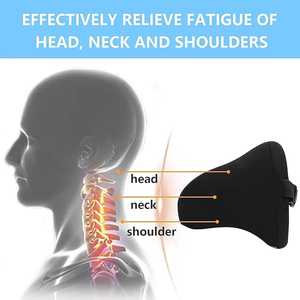 Memory Foam Car <b>Neck</b> <b>Pillow</b> with Cooling & Ventilation Features Cervical <b>Support</b> for <b>Neck</b> Pain Relief Car Seat Headrest - Product Image 3