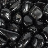 Pierres de tourmaline noire polies de haute qualité, pierres naturelles sculptées, galets de pierres précieuses authentiques pour la décoration de la maison, du jardin et le Feng Shui