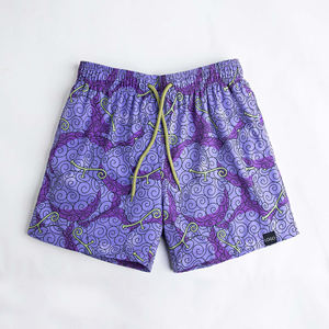 New Fashion Casual Men's Mesh Shorts Solid Custom Logo Color <b>Double</b> Layer Lining Eco-Friendly Anti-Wrinkle Quick Dry High - Product Image 2