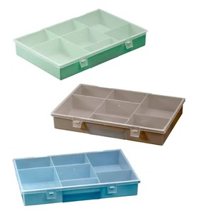 Valigetta multiuso multicolore con 7 divisori, 270x180x40mm (Plastics 2002) - Product Image 1