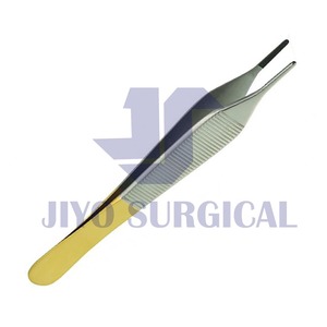 Pince à pansement Adson marron de qualité supérieure, instruments chirurgicaux en acier inoxydable de la meilleure qualité, à commande manuelle, AD-10966, certifiée CE - Product Image 4