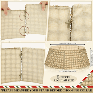 Vente en gros Jupe d'arbre de Noël en jonc de mer Vietnam écologique Conception naturelle durable pour les célébrations de vacances - Product Image 3