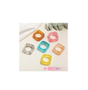 Anillos de Resina Epoxi Natural a Precio de Fábrica, Joyería de Moda para Fiestas y Aniversarios, Anillo de Resina con Tamaño Personalizado - Product Image 1