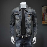 Vestes en jean denim veste en jean de haute qualité pour hommes vente en gros d'usine vestes en jean personnalisées de haute qualité pour hommes