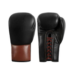 Gants de boxe professionnels en cuir de vachette 100% Premium Quty Design personnalisé PVC confortable; Tailles disponibles 6oz 14oz 16oz - Product Image 2