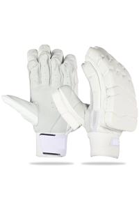 Guantes de críquet ambidiestros de cuero blanco profesional con protección superior y flexibilidad para bateadores - Product Image 6