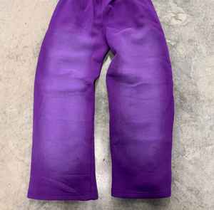 Survêtement imprimé bouffant personnalisé de haute qualité pour hommes pantalon évasé survêtement décontracté avec sweat à capuche et pantalon ensemble pour l'hiver - Product Image 5