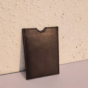 Porte-cartes de crédit en cuir PU NEXXGEN avec blocage RFID, portefeuille fin à double pliage, logo personnalisé, design compact unisexe, élégant et de qualité supérieure - Product Image 6