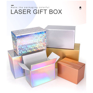 Laser Gold Silver Carton Design Your Own 3-layer Corrugated Packaging Carton Support Custom Size Printing Logo - Product Image 2