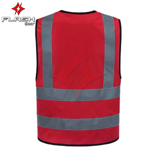 Chaleco de Seguridad Multifuncional para Exteriores, ANSI Clase 1, Impermeable, de Malla, con Múltiples Bolsillos y Franjas Reflectantes - Product Image 2