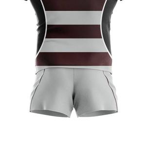 Conjuntos de Uniformes de Rugby para Hombre, Ropa Deportiva, OEM, Alta Calidad, Impresión de Logotipo Personalizada por Transferencia de Calor, 100% Poliéster Transpirable - Product Image 4