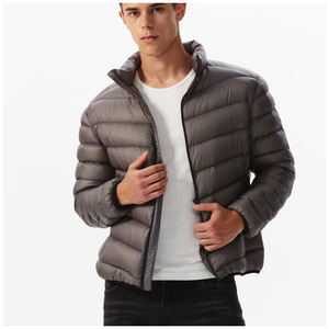 Chaqueta de Invierno para Hombre, Estilo Casual, con Capucha y Cremallera, Ligera y de Alta Calidad, con Etiquetas de Tela No Tejida Impresas - Product Image 4