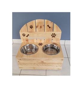 Bulk Stainless Steel <b>Dog</b> <b>Bowls</b> With <b>Wooden</b> <b>Stand</b> Customized Size And Shape Cat <b>Dog</b> Food <b>Bowls</b> For Outdoor Use - Product Image 5