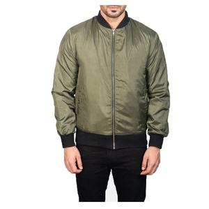 Blouson d'aviateur de haute qualité pour hommes avec logo personnalisé Bomber d'aviateur de vol imprimé avec broderie chauffante Style décontracté - Product Image 1