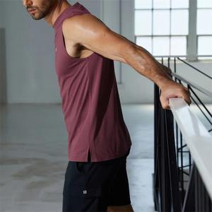 T-shirts musclés personnalisés pour hommes débardeur d'entraînement débardeur en coton sans manches pour hommes débardeur de gymnastique - Product Image 5