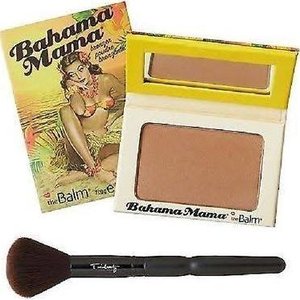 TheBalm Bahama Mama Poudre bronzante minérale pour le visage avec pinceau Twinbeauty Pro 0,25 oz - Product Image 1