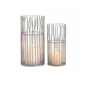Bougeoir en forme de coquille de décoration de fêtes d'excellente conception prix de gros bougeoir votif en métal et en verre de qualité supérieure - Product Image 5