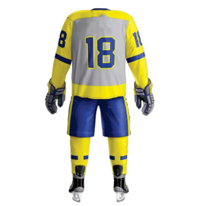 Venta caliente Sublimación 100% Poliéster Hockey sobre hielo Jersey OEM uniformes de hockey sobre hielo con características personalizadas - Product Image 3