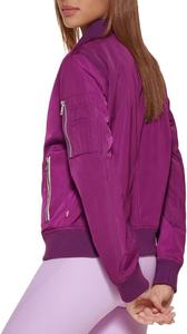 2024 New Arrival Plus Size Women's Varsity Winter Jacket <b>Wool</b> Leather Sleeve Button Zipper Heated <b>Quilted</b> Logo Bomber Breathable - Product Image 2