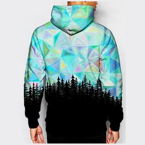 Sudadera con Capucha de Invierno en Bloques de Color para Hombre y Mujer, con Logotipo Personalizado, Impresión Digital, Bolsillo Frontal y Forro Cálido - Product Image 5