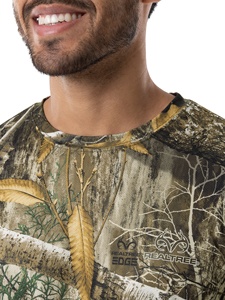 เสื้อยืดแขนยาวพิมพ์ลาย Mossy Aok,เสื้อยืดผู้ชายแบบเข้ารูปพิมพ์ลายต้นไม้จริงลายพรางป่าใส่ได้ทุกโอกาส - Product Image 4