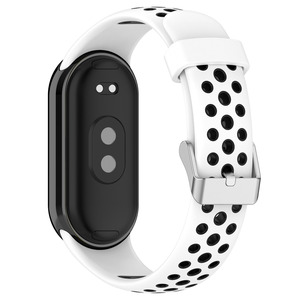 Conector de Metal de silicona elástica Coolyep, pulseras inteligentes de silicona de dos colores, correa de reloj inteligente para xiaomi <span class=keywords><strong>Band</strong></span> <span class=keywords><strong>MI</strong></span> <span class=keywords><strong>Band</strong></span> 8 /9 - Product Image 6