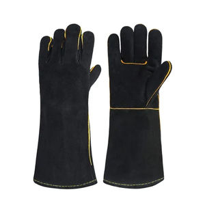 Guantes de cuero de dedo completo de calidad superior 100%, tamaños y colores personalizables, cómodos guantes de seguridad para soldar - Product Image 1