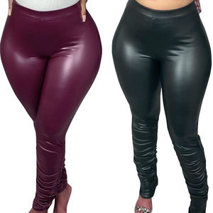 Pantalon en cuir OEM Pantalon en cuir de qualité supérieure pour hommes et femmes Doux élégant et durable-Sialkoties - Product Image 6