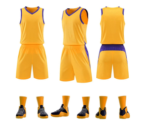 Maillots de basket-ball de qualité supérieure en gros, 100% polyester, séchage rapide, respirant, logo personnalisé, style Bryant, toutes les équipes - Product Image 1