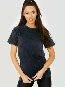 Áo Thun Rộng Ngoại Cỡ Mùa Hè Tay Ngắn Vải Bông 100% Cho Nam Màu Trơn Cơ Bản Cổ Tròn Tập Gym - Product Image 3