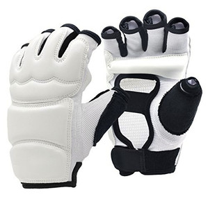 Nouveauté Gants d'entraînement de Taekwondo ajustés en coton 100% écologiques avec rembourrage en mousse pour les arts martiaux et le grappling - Product Image 3