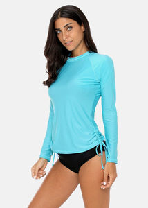 เสื้อรัดกล้ามเนื้อผู้หญิง OEM ออกแบบเองได้ พิมพ์ลายแบบระเหิด สำหรับออกกำลังกาย เล่นกีฬา ระบายอากาศดี ขายส่ง - Product Image 4