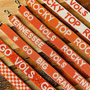 Correa de Bolso Cruzada Hecha a Mano con Cuentas de Estrellas Rojas y Blancas, Correa Brillante para el Día del Partido - Product Image 3