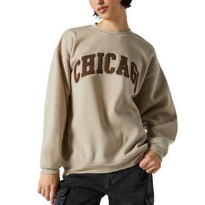 Sudadera con bordado de chenilla para mujer, superventas, cómoda, precio barato, sudadera con bordado de chenilla para mujer - Product Image 1