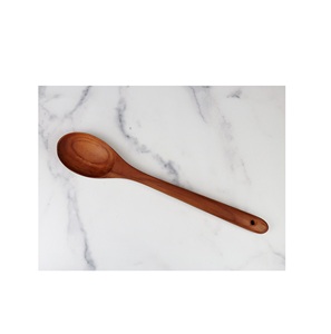 Fabricante cuchara de sopa de madera buen precio hogar cocina Hotel cuchara de madera vajilla comida servir cena cuchara hecha a mano - Product Image 6