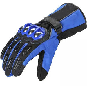 ถุงมือมอเตอร์ไบค์หนังนิ่มแบบเต็มนิ้วระบายอากาศได้ดีป้องกันรังสียูวีสายรัดข้อมือปรับได้ใช้ได้ทั้งชายและหญิง - Product Image 5