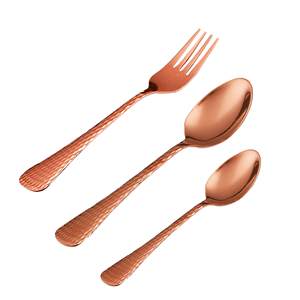 Classic Designed Stainless Steel Reusable Wedding <b>Cutlery</b> <b>Set</b> <b>Gold</b> with a Mirror Finished Offering Premium Quality for Dining - Product Image 5