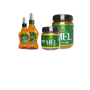 Miel de Abeja Orgánica Brasileña y de Flores Silvestres Apisvida, Miel Pura Natural de Abeja 250g 300g 350g 500g Proveedor Mayorista - Product Image 2