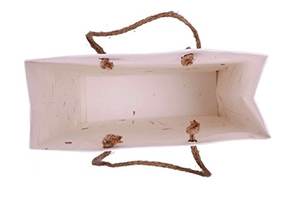 Sac cadeau en papier haut fait à la main poignée en jute conception plantable écologique pour les cadeaux de boutique emballage de produit imprimé personnalisé - Product Image 2