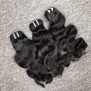 Paquete de trama de cabello humano virgen de onda Natural de alta calidad, tupé de encaje HD negro crudo con estilo Jerry Curl, peluca de un donante para mujer - Product Image 1