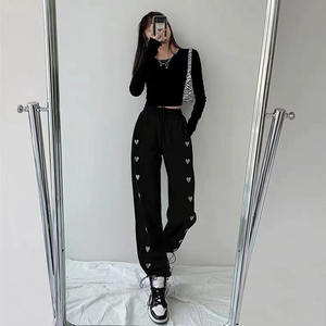 Custom Logo Cotton Plus Size Women's Streetwear Winter Outdoor <b>Jogger</b> Pants Flat Front Drawstring Closure <b>Skinny</b> Fit Pencil - Product Image 3