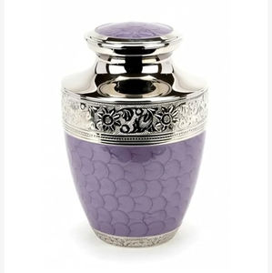 Urnas para cenizas al por mayor con diseño de arcoíris, urnas funerarias artesanales de aluminio para uso en cremación - Product Image 6