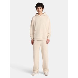 Sweat-shirt à capuche en polaire surdimensionné pour hommes avec poches Automne Hiver Casual Solid Color Pullover - Product Image 5