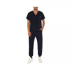 Uniformes de hospital para hombre con estilo, uniformes médicos de enfermera, traje médico ajustado con cuello en V, uniforme de enfermera, uniformes médicos de enfermera para hombre, Jogger - Product Image 1