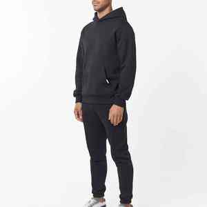 Custom Oversized Sportswear <b>Gym</b> <b>Hoodie</b> Men 100% Cotton Half Zipper Tech Fleece Tracksuit Sweatpants and <b>Hoodie</b> - Product Image 3